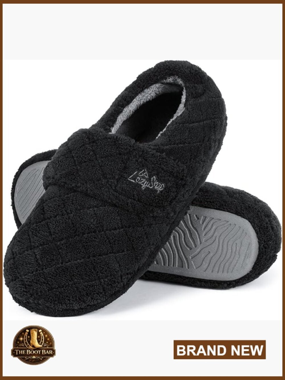 Women’s Adjustable Slippers with Memory Foam, Closed Back, Non-Slip Sole